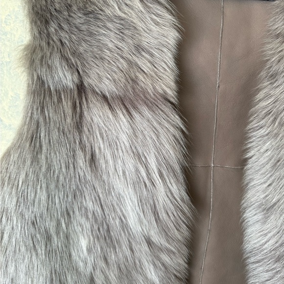 Ramy Brooke | Fur + Leather vest - Picture 5 of 8
